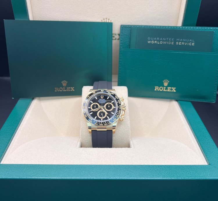 Rolex Daytona Black Dial Oysterflex