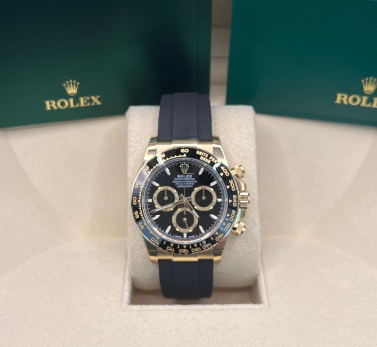Rolex Daytona Black Dial Oysterflex