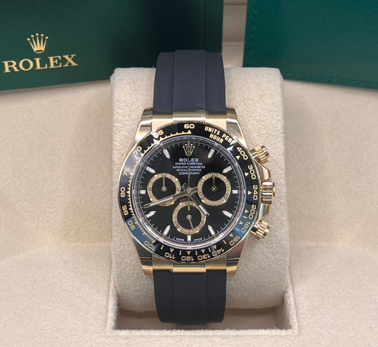 Rolex Daytona Black Dial Oysterflex