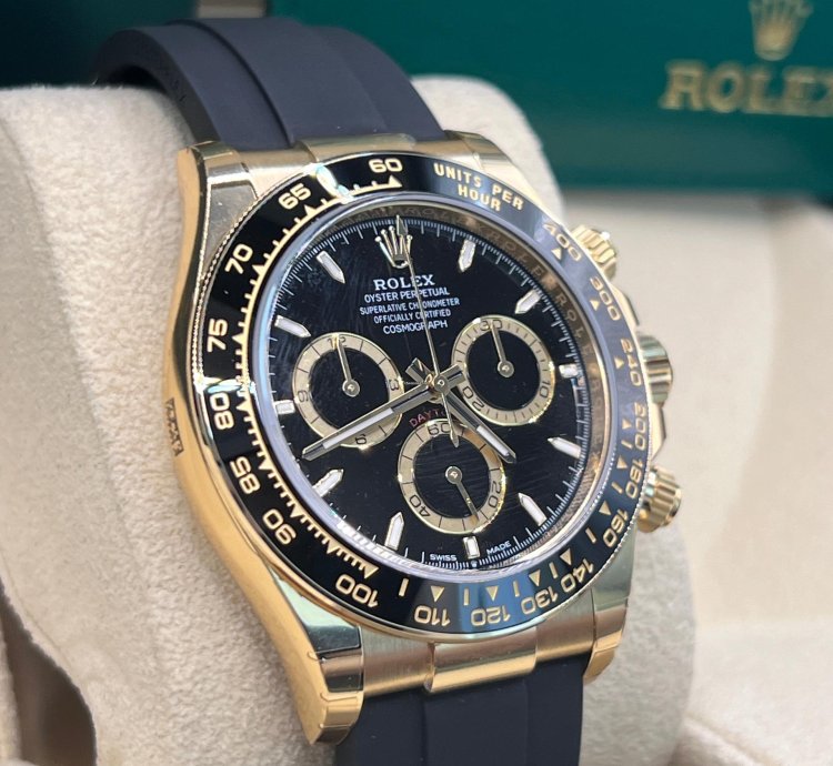 Rolex Daytona Black Dial Oysterflex