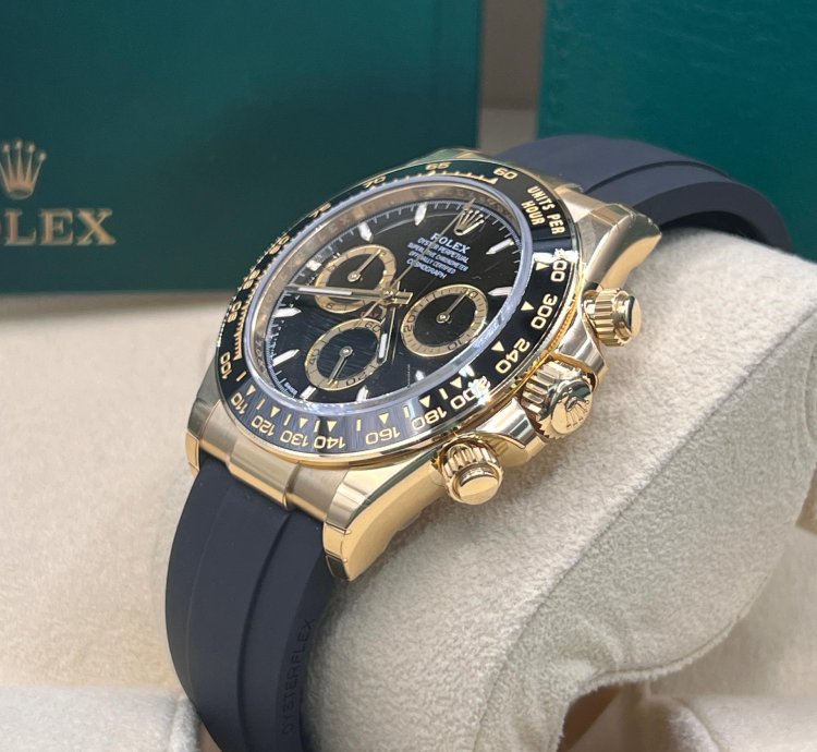 Rolex Daytona Black Dial Oysterflex
