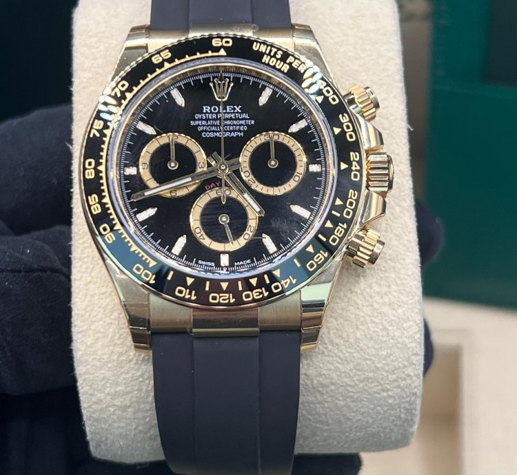 Rolex Daytona Black Dial Oysterflex