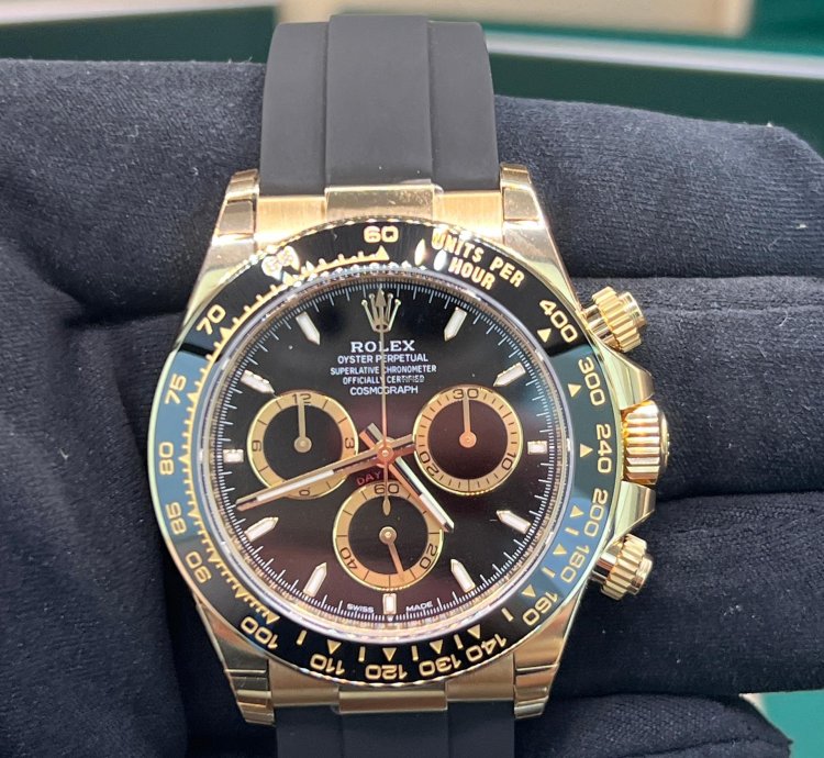Rolex Daytona Black Dial Oysterflex