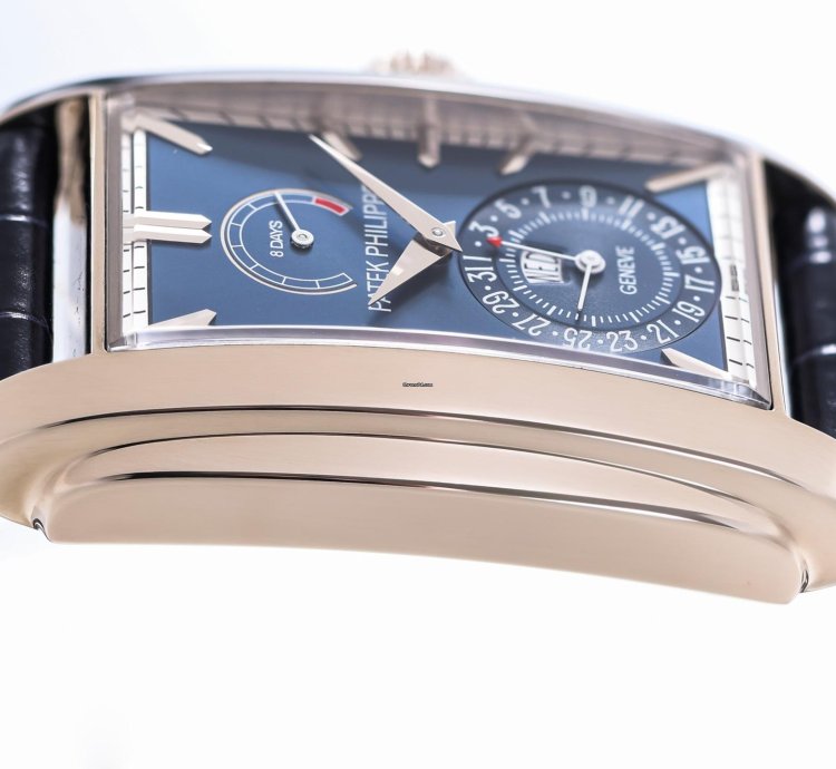 Patek Philippe Gondolo Ref 5200g-001 18k White Gold Blue Dial Box Papers Bj 2015 Pp Service 2025