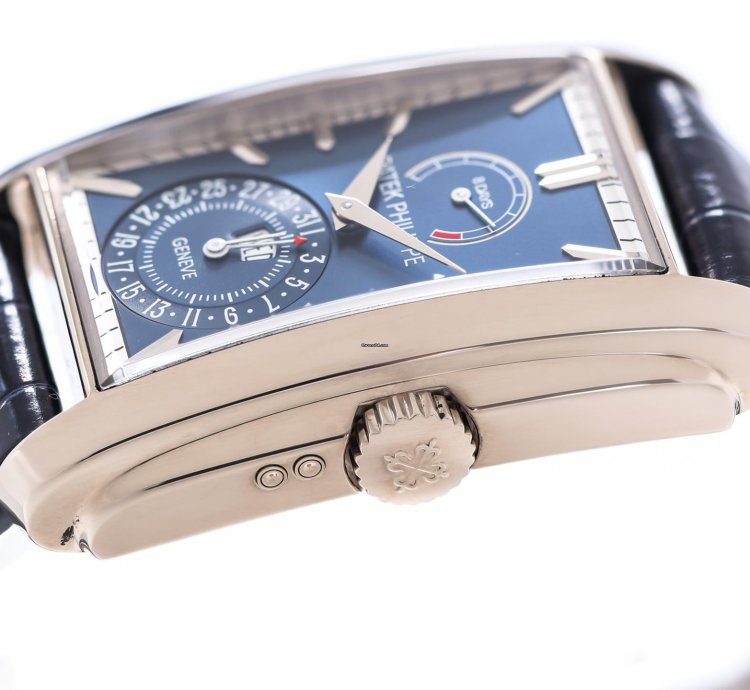 Patek Philippe Gondolo Ref 5200g-001 18k White Gold Blue Dial Box Papers Bj 2015 Pp Service 2025