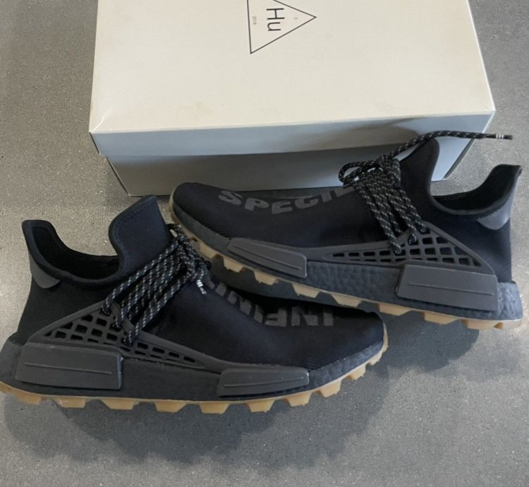 Mint Adidas Pharell Hu Trail Nmd Black