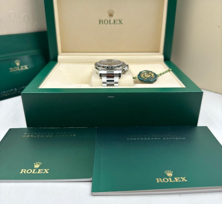 Rolex Daytona Black Dial Stainless Steel Bracelet 126500ln Unworn 2024