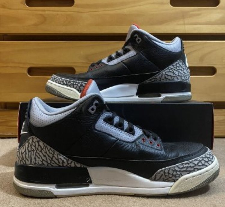 Air Jordan Retro 3 Black Cement 2018 Size 11 5