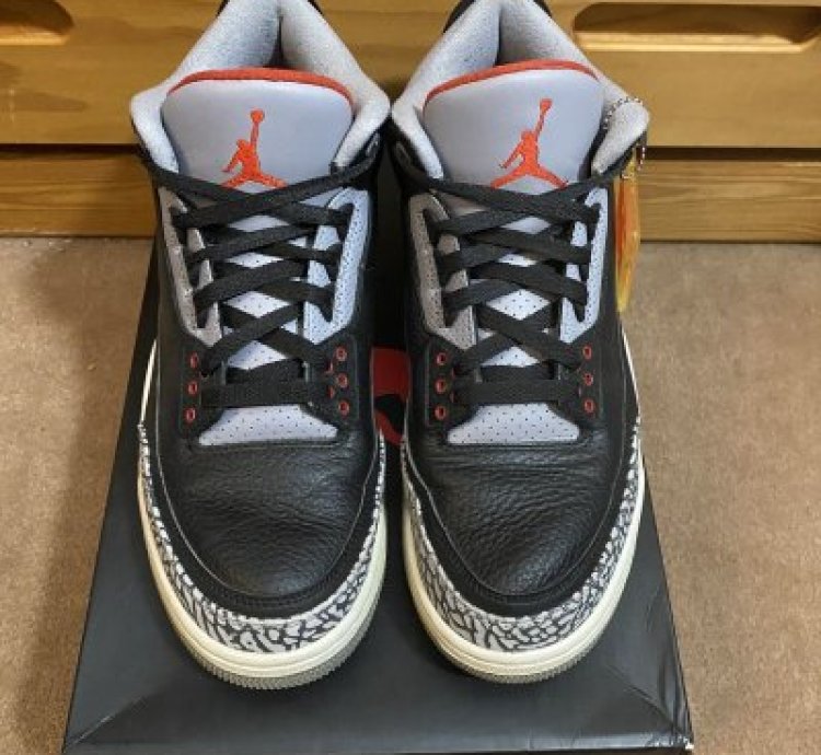 Air Jordan Retro 3 Black Cement 2018 Size 11 5