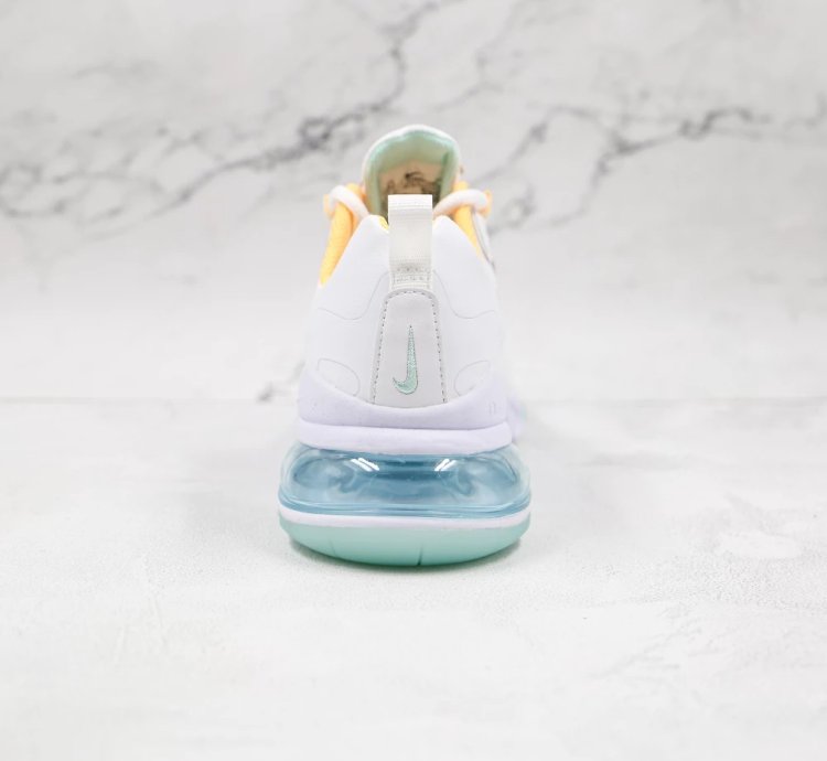 Nike Air Max 270 React White Light Dew Melon Tint Lagoon Pulse