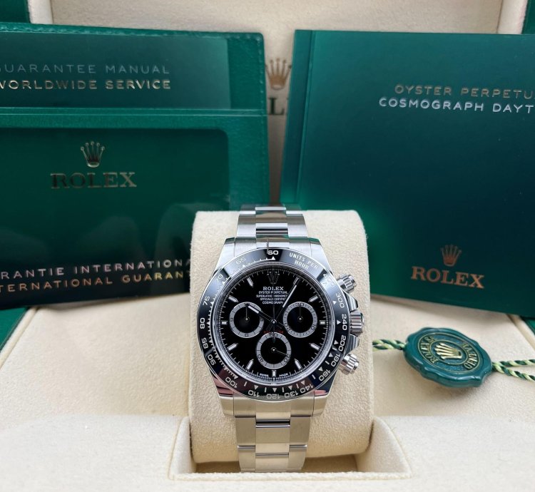 Rolex Daytona Black Dial Stainless Steel Bracelet 126500ln Unworn 2025