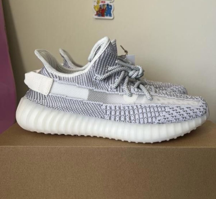 New Adidas Yeezy Boost 350 V2 Static Non-reflective Size 7