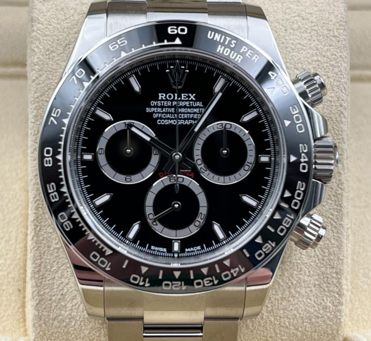 Rolex Daytona Black Dial Stainless Steel Bracelet 126500ln Unworn 2025
