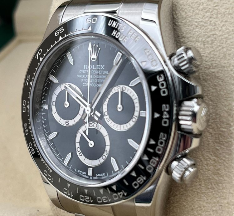 Rolex Daytona Black Dial Stainless Steel Bracelet 126500ln Unworn 2025