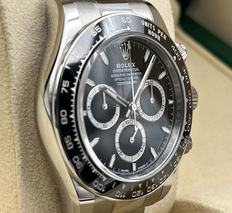 Rolex Daytona Black Dial Stainless Steel Bracelet 126500ln Unworn 2025