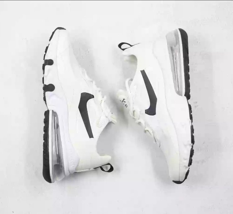 Nike Air Max 270 React Whiteblack-metallic Silver