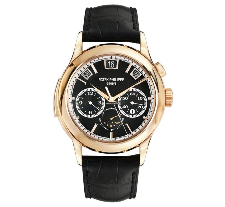 Patek Philippe Grand Complications 5208r-001 18k Rose Gold Black Dial 42 Mm