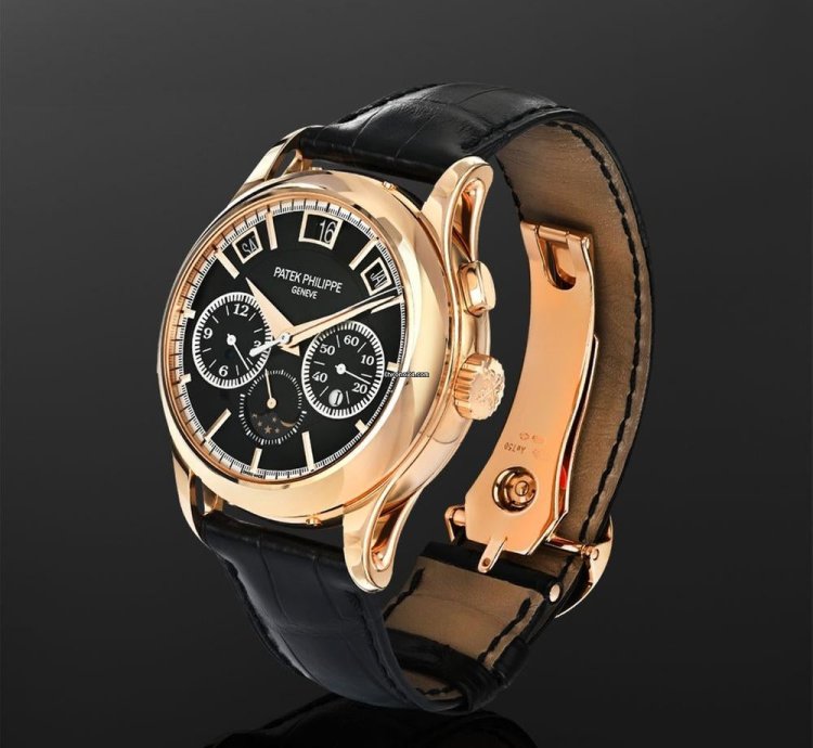 Patek Philippe Grand Complications 5208r-001 18k Rose Gold Black Dial 42 Mm