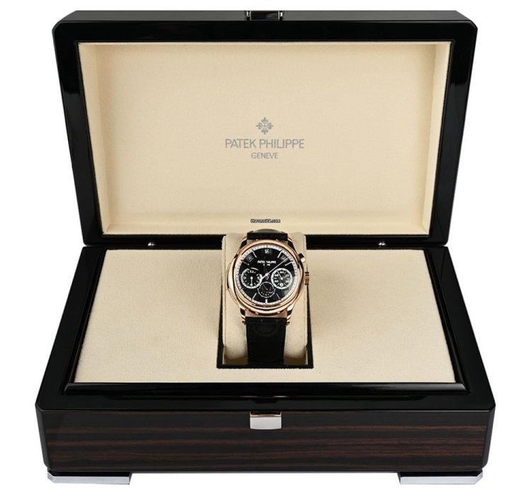 Patek Philippe Grand Complications 5208r-001 18k Rose Gold Black Dial 42 Mm