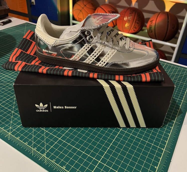 New Sz 11 Wales Bonner Adidas Silver Samba