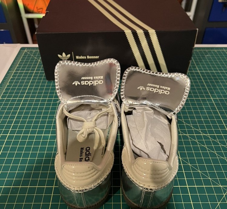 New Sz 11 Wales Bonner Adidas Silver Samba
