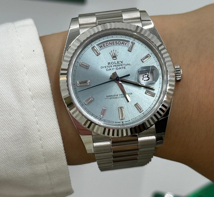Rolex Day-date 40 228236a Ice Blue