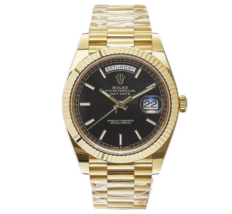 Rolex Day-date 40 228238 18k Yellow Gold Black Index Dial 40 Mm