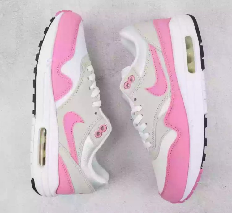 Nike Womens Pink Wmns Air Max 1 Sneakers Fuchsia Dream