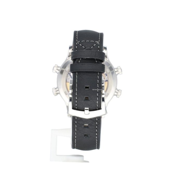 Patek Philippe Grand Complications Alarm Travel Time Platinum Black Leather 21 Vat Deductible