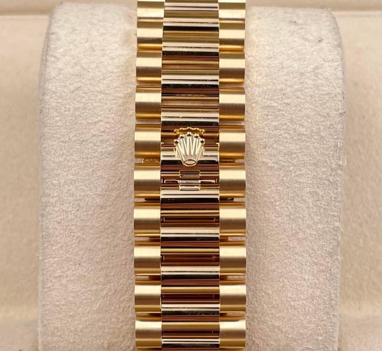 Rolex Day-date 40 228238 40mm Yellow Gold Black Baguette Dial Unworn 2023