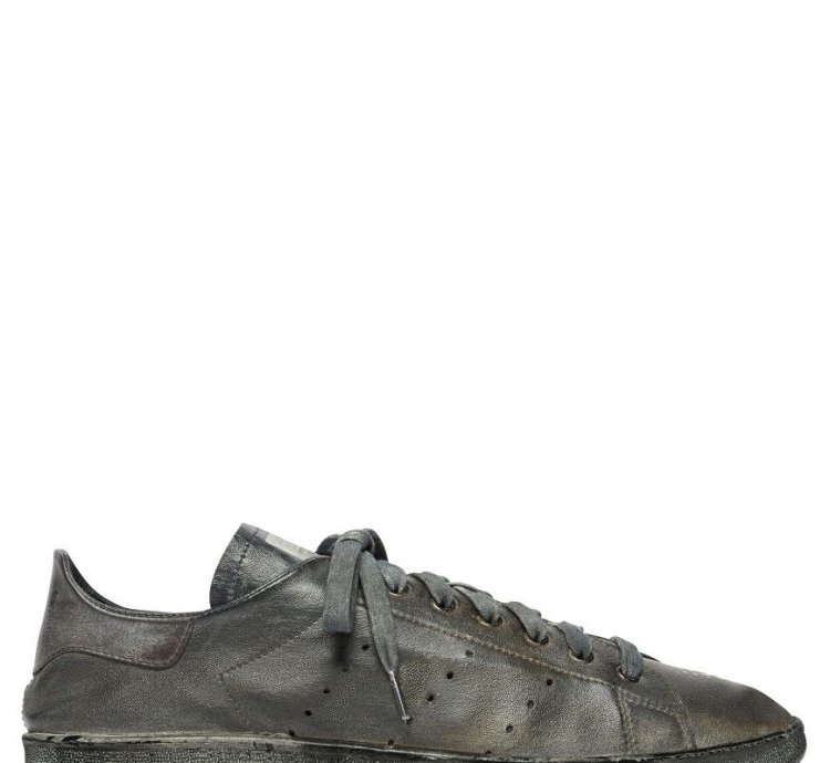O1w1db10824 Stan Smith Worn-out Sneaker In Black