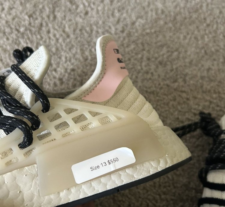 Pharrell Adidas Human Race Nmd Cream Size 13