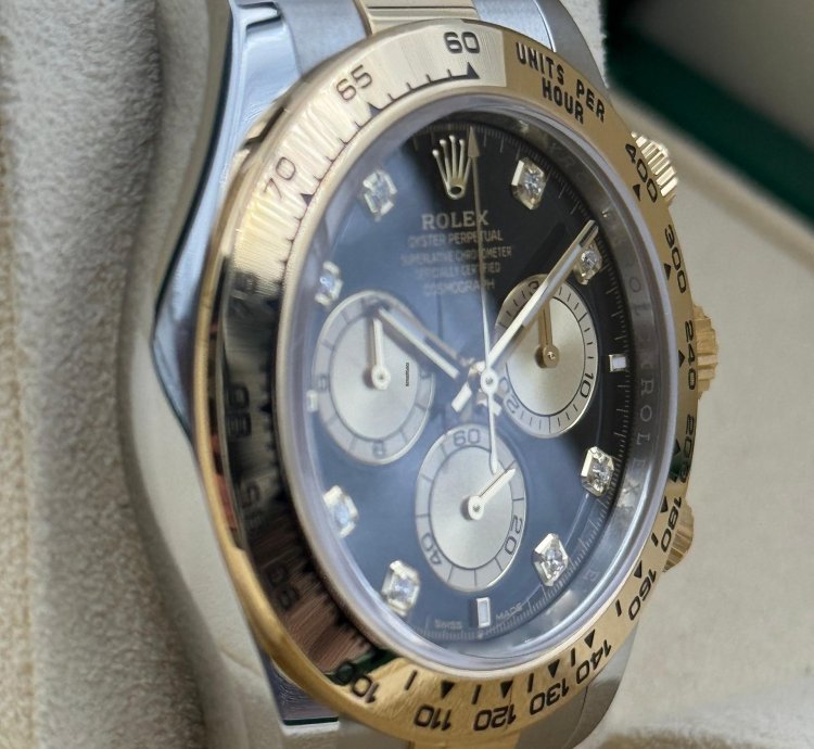 Rolex Daytona Black Diamond Dial Two Tone Bracelet 126503 Unworn 2024
