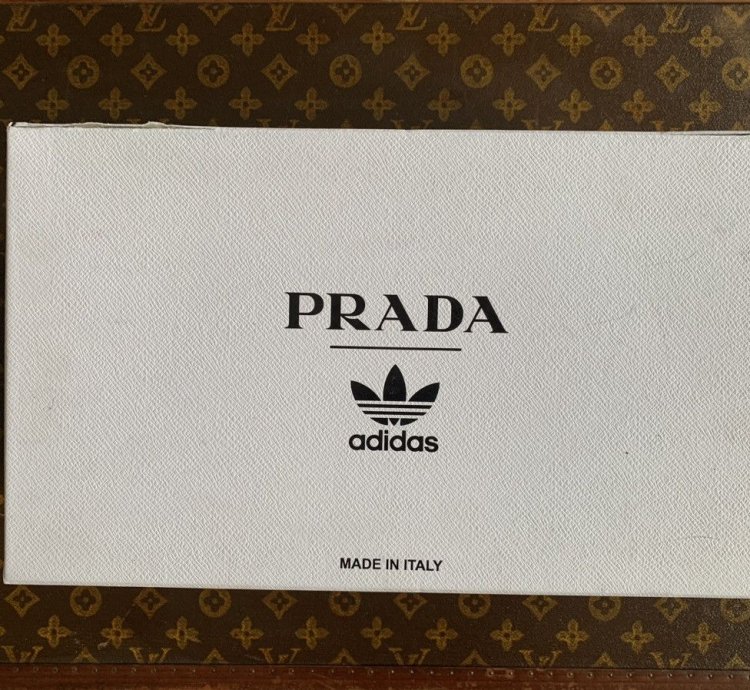 Prada Adidas Superstar In Metallic Silver