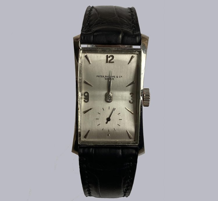 Patek Philippe Hour Glass Dress Watch Ref 1593
