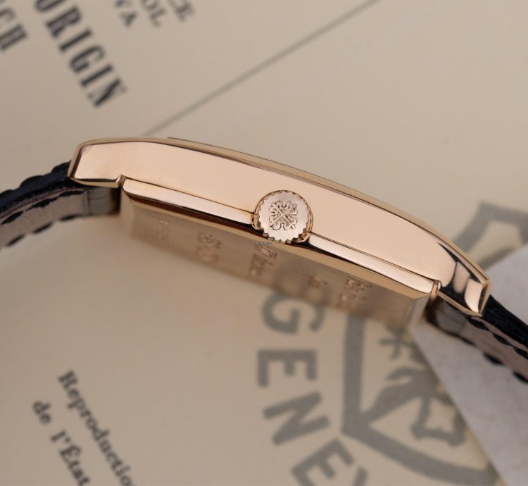 Patek Philippe Jump Hour Limited Edition 150th Anniversary Ref 3969r 18k Rose Gold Box And Papers 1989 Tonneau-shaped Case