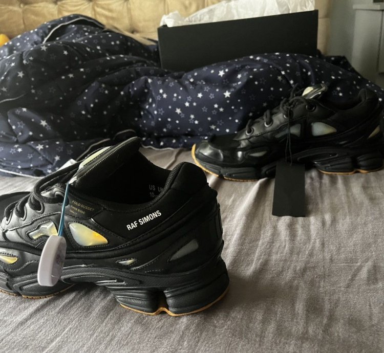 Raf Simons Adidas Ozweego Bunny Black
