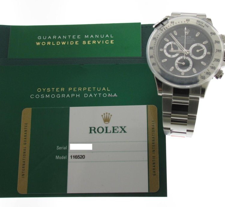 Rolex Daytona Black Nos 116520