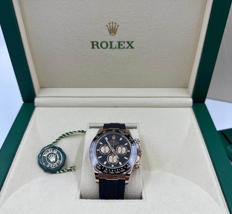 Rolex Daytona Black Oysterflex