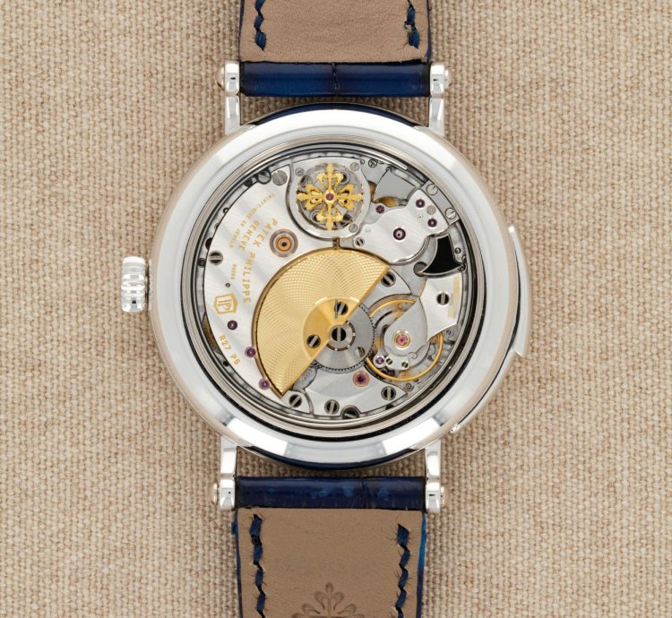 Patek Philippe Minute Repeater Enamel Diamond Watch Ref 7040
