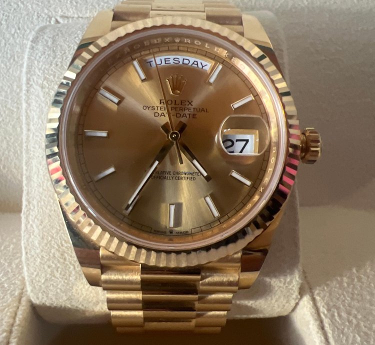 Rolex Day-date 40 228238 Automatic 2022 Yellow Gold Like New Unworn