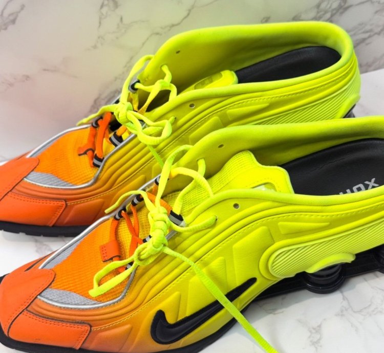 Wmns Nike Martine Rose Shox Mule Mr4 Safety Orange