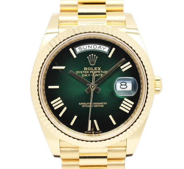 Rolex Day-date 40 228238 Automatic Yellow Gold Like New Unworn