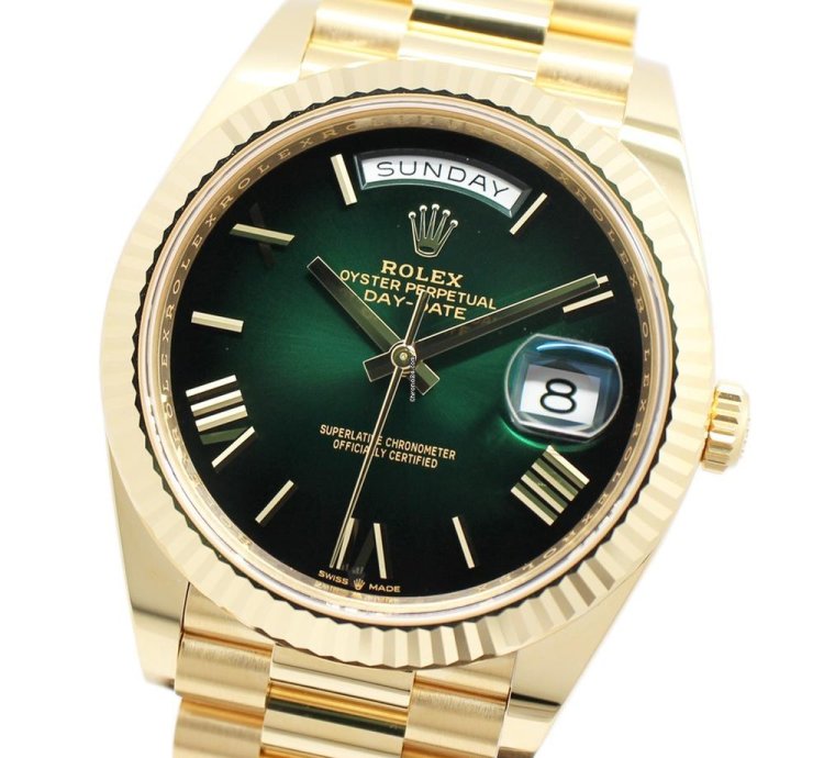 Rolex Day-date 40 228238 Automatic Yellow Gold Like New Unworn
