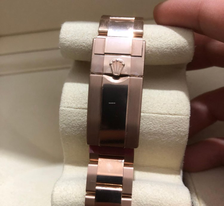 Rolex Daytona Black Rose Gold 116505 Black old Card