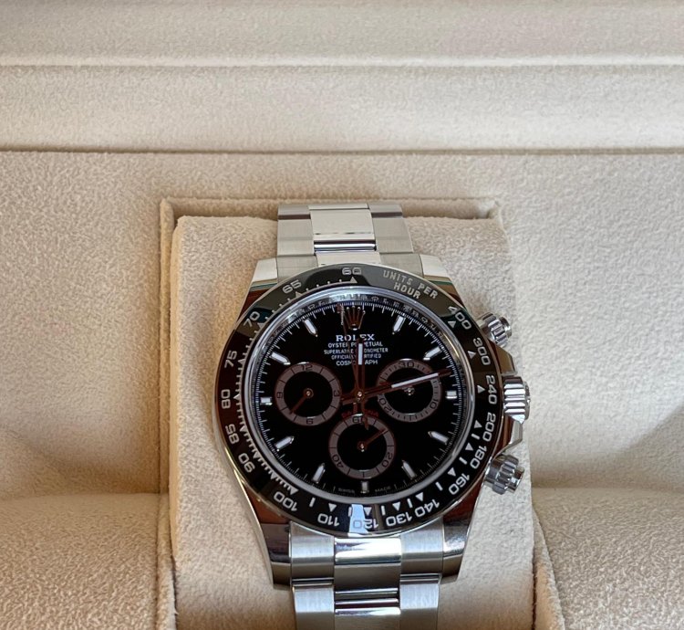 Rolex Daytona Black Stainless Steel Daytona