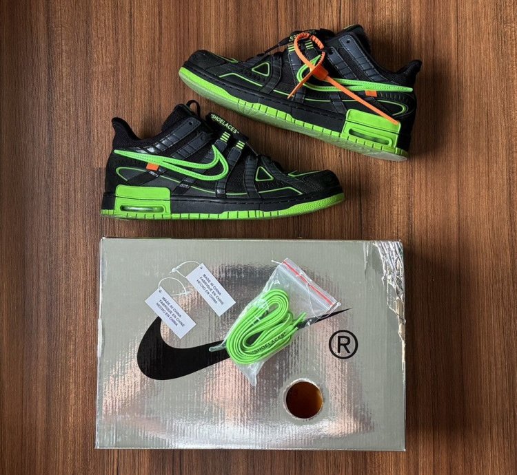 Rubber Dunk green Strike Virgil Abloh