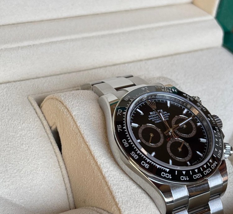 Rolex Daytona Black Stainless Steel Daytona
