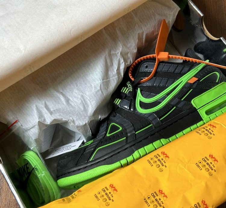 Rubber Dunk green Strike Virgil Abloh