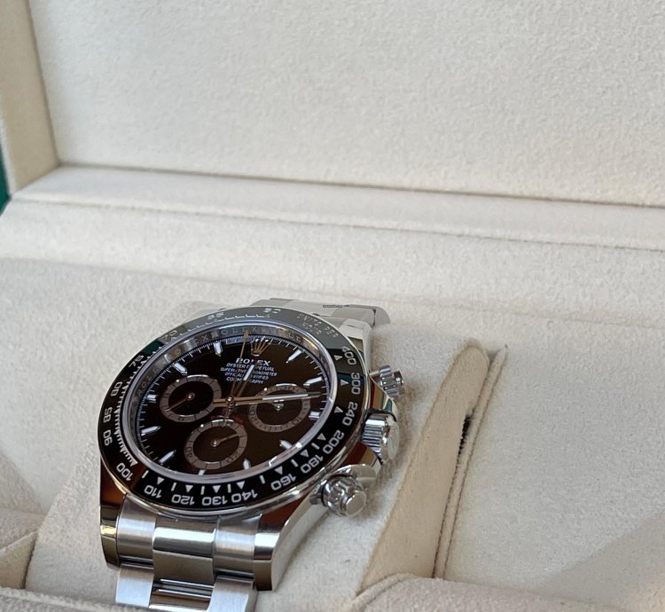 Rolex Daytona Black Stainless Steel Daytona